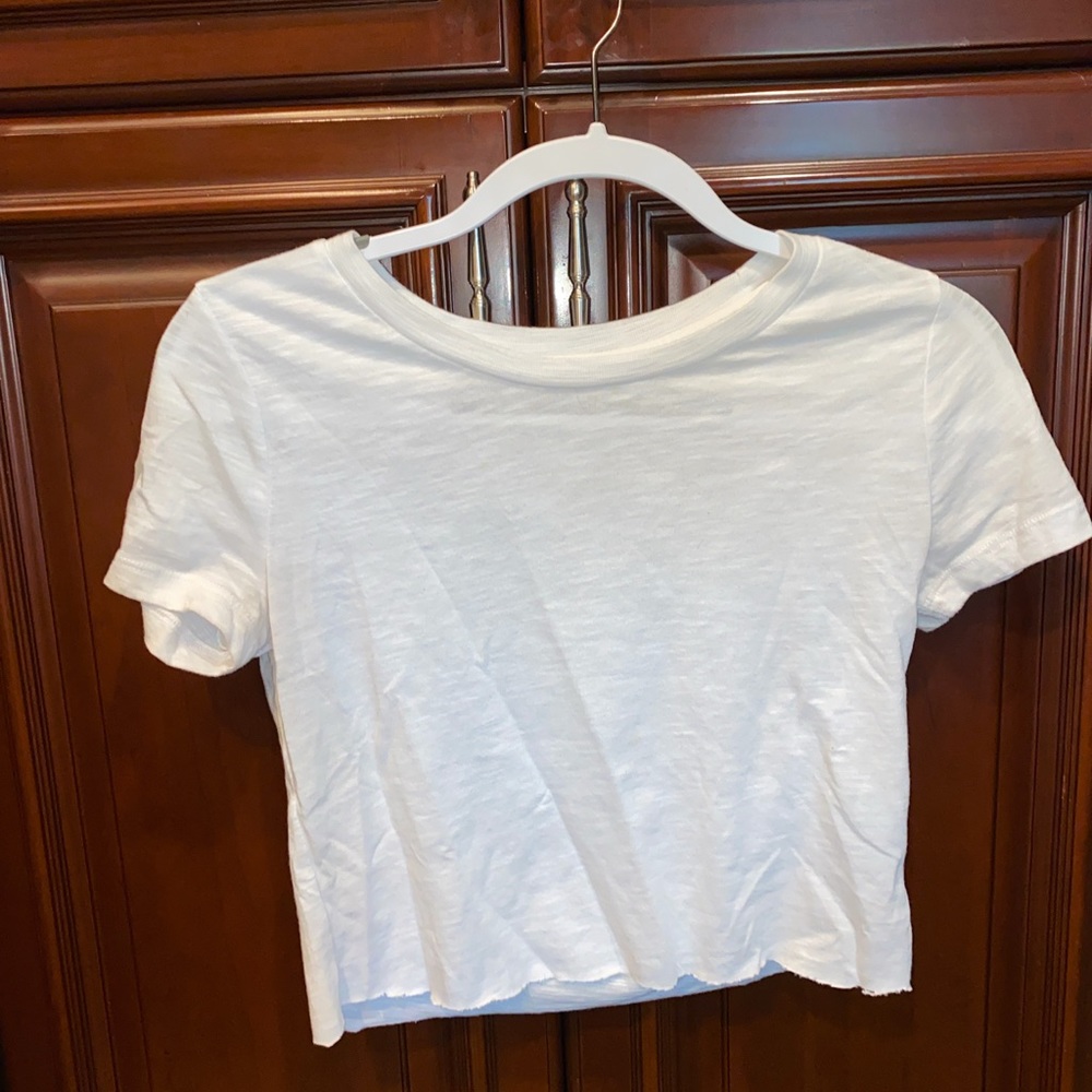 White Crop Top